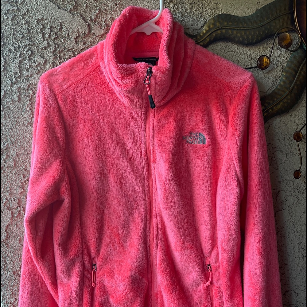 The North Face Fleece Jacket Neon Orange Size M